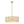 LightFixturesUSA - Modern Glam Brass 6 - Light Crystal Drum Cage Chandelier - Chandelier - Brass - 