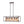 LightFixturesUSA - Modern Industrial Cross Linear Island Chandelier - Chandelier - 5 - Light - 