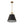 LightFixturesUSA - Modern Linen Conical Drum Cage Pendant Light - Ceiling Light - 15 in. - Black+Brass