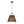 LightFixturesUSA - Modern Linen Conical Drum Cage Pendant Light - Ceiling Light - 23.6 in. - Black+Brass
