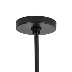 LightFixturesUSA - Modern Linen Conical Drum Cage Pendant Light - Ceiling Light - Black/15 in - 