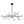 LightFixturesUSA - Modern Mid - century Glam Branch Crystal Sputnik Chandelier - Chandelier - Brass - 