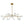 LightFixturesUSA - Modern Mid - century Glam Branch Crystal Sputnik Chandelier - Chandelier - Brass - 