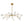 LightFixturesUSA - Modern Mid - century Glam Branch Crystal Sputnik Chandelier - Chandelier - Brass - 