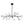 LightFixturesUSA - Modern Mid - century Glam Branch Crystal Sputnik Chandelier - Chandelier - Brass - 