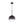 Load image into Gallery viewer, LightFixturesUSA - Modern Minimalist 1 - light Smoked Grey Tinted Glass Globe Pendant - Pendant Light - Black - 
