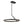 LightFixturesUSA - Modern Minimalist Dimmable LED Circle Pendant Light - Chandelier - Black - 
