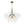 LightFixturesUSA - Modern Morandi Clear Glass Globe Cluster Bubble Chandelier - Chandelier - Brown + Brass - 