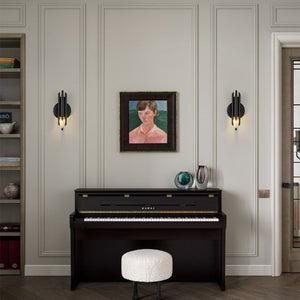 LightFixturesUSA - Modern Orchestral Style Trendy Cluster Tube Wall Sconce - Wall Sconce - Black - 2 Packs - 