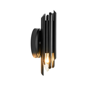 LightFixturesUSA - Modern Orchestral Style Trendy Cluster Tube Wall Sconce - Wall Sconce - Black - 