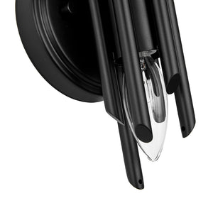 LightFixturesUSA - Modern Orchestral Style Trendy Cluster Tube Wall Sconce - Wall Sconce - Black - 