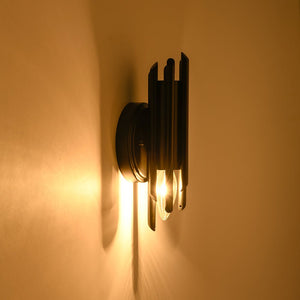 LightFixturesUSA - Modern Orchestral Style Trendy Cluster Tube Wall Sconce - Wall Sconce - Black - 