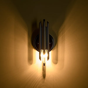LightFixturesUSA - Modern Orchestral Style Trendy Cluster Tube Wall Sconce - Wall Sconce - Chrome - 