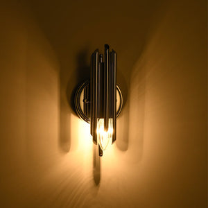 LightFixturesUSA - Modern Orchestral Style Trendy Cluster Tube Wall Sconce - Wall Sconce - Chrome - 