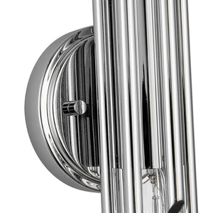 LightFixturesUSA - Modern Orchestral Style Trendy Cluster Tube Wall Sconce - Wall Sconce - Chrome - 