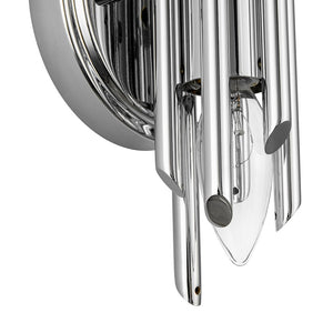 LightFixturesUSA - Modern Orchestral Style Trendy Cluster Tube Wall Sconce - Wall Sconce - Chrome - 