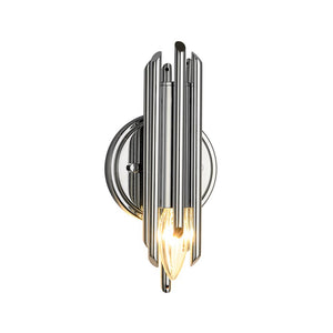 LightFixturesUSA - Modern Orchestral Style Trendy Cluster Tube Wall Sconce - Wall Sconce - Chrome - 