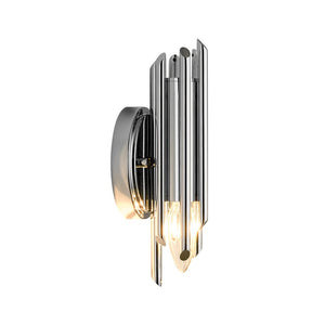 LightFixturesUSA - Modern Orchestral Style Trendy Cluster Tube Wall Sconce - Wall Sconce - Chrome - 
