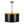 LightFixturesUSA-Moody 3-Light Black Gold Round Metal Drum Cage Pendant-Chandelier-30 in-