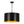 LightFixturesUSA-Moody 3-Light Black Gold Round Metal Drum Cage Pendant-Chandelier-30 in-