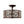 LightFixturesUSA - Moroccan Antique Crystal Drum Cage Semi Flush Mount - Ceiling Light - 13 in. - 