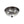 Load image into Gallery viewer, LightFixturesUSA - Oil Rubbed Bronze Fluted Glass Flush Mount Ceiling Light - Ceiling Light - Oil Rubbed Bronze - 
