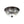 Load image into Gallery viewer, LightFixturesUSA - Oil Rubbed Bronze Fluted Glass Flush Mount Ceiling Light - Ceiling Light - Oil Rubbed Bronze - 
