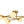 Load image into Gallery viewer, LightFixturesUSA - Opal Glass Bubble Brass Linear Sputnik Semi Flush Mount - Ceiling Light - Brass - 
