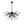 LightFixturesUSA - (OpenBox) 10 - Light Geometric Sputnik Sunburst Chandelier - Chandelier - Black - 