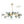 LightFixturesUSA - (OpenBox) 15 - Light Branch Blue Glass Globe Bubble Chandelier - Chandelier - Black - 15 - Lt