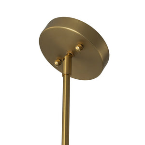 LightFixturesUSA - (OpenBox) 4 - Light Opal Glass Globe Sputnik Semi Flush Chandelier - Ceiling Light - Black - 