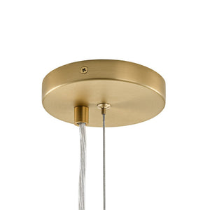 LightFixturesUSA - (OpenBox) 6 - Light Dimmable Brass Cluster Clear Glass Bubble Sphere Chandelier - Chandelier - Brass - 