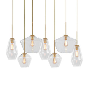 LightFixturesUSA - (OpenBox) 7 - light Cluster Kitchen Island Pendant Lighting - Chandelier - 