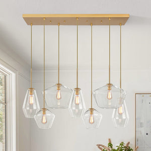 LightFixturesUSA - (OpenBox) 7 - light Cluster Kitchen Island Pendant Lighting - Chandelier - 