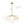 LightFixturesUSA - (OpenBox) Brass 6 - Light Milky White Globe Round Chandelier - Chandelier - 6 - Lt - Brass