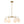 LightFixturesUSA - (OpenBox) Brass 6 - Light Milky White Globe Round Chandelier - Chandelier - 6 - Lt - Brass