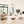 LightFixturesUSA - (OpenBox) Brass 6 - Light Milky White Globe Round Chandelier - Chandelier - 6 - Lt - Brass