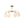 LightFixturesUSA - (OpenBox) Brass 6 - Light Milky White Globe Round Chandelier - Chandelier - 6 - Lt - Brass