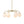 LightFixturesUSA - (OpenBox) Brass 6 - Light Milky White Globe Round Chandelier - Chandelier - 6 - Lt - Brass