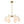 LightFixturesUSA - (OpenBox) Brass 6 - Light Milky White Globe Round Chandelier - Chandelier - 6 - Lt - Brass