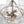 LightFixturesUSA - (OpenBox) Brass Cluster Ribbed Glass Globe Bubble Chandelier - Chandelier - 3 - Lt - Black