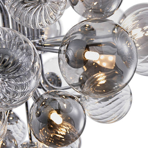 LightFixturesUSA - (OpenBox) Cluster Glass Globe Bubble Chandelier 23.6"/31.5" Wide Large Chandelier - Chandelier - 31.5 in - 