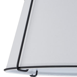 LightFixturesUSA - (OpenBox) Contemporary Wide Linen Drum Brass Semi Flush Mount - Ceiling Light - 4 - Lt - Black