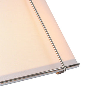 LightFixturesUSA - (OpenBox) Contemporary Wide Linen Drum Brass Semi Flush Mount - Ceiling Light - 4 - Lt - Brass