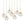 LightFixturesUSA - (OpenBox) Globe Cluster Kitchen Island Pendant Light - Chandelier - Brass - 