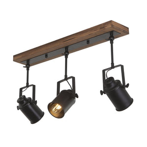 LightFixturesUSA - (OpenBox) Industrial 3 - Light Semi Flush Track Light - Ceiling Light - 
