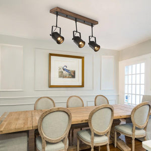 LightFixturesUSA - (OpenBox) Industrial 3 - Light Semi Flush Track Light - Ceiling Light - 