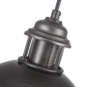LightFixturesUSA - (OpenBox) Industrial Single Pot Lid Dome Pendant - Pendant Light - 2 Packs - 