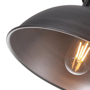 LightFixturesUSA - (OpenBox) Industrial Single Pot Lid Dome Pendant - Pendant Light - 2 Packs - 