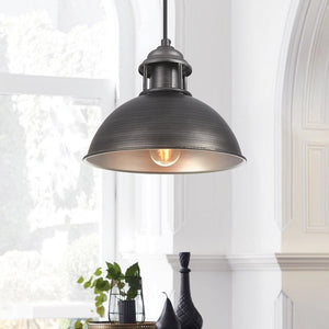 LightFixturesUSA - (OpenBox) Industrial Single Pot Lid Dome Pendant - Pendant Light - 2 Packs - 